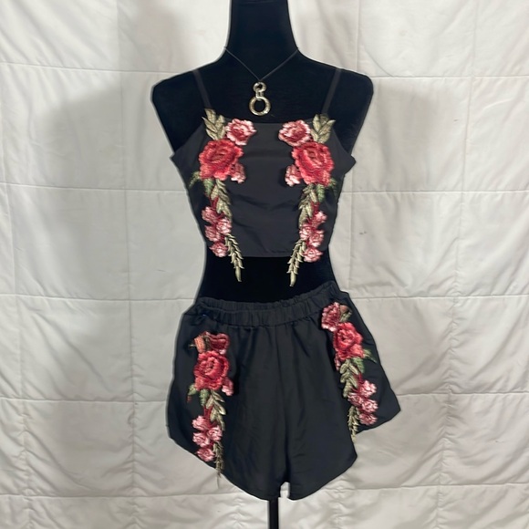Source Unknown Pants - 2 Piece Halter Top and Bottom